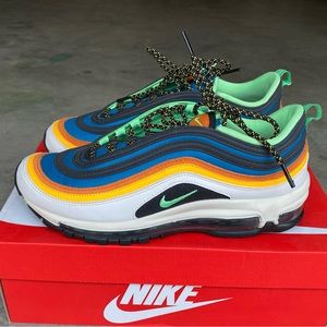 Nike Air Max 97 green abyss illusion green